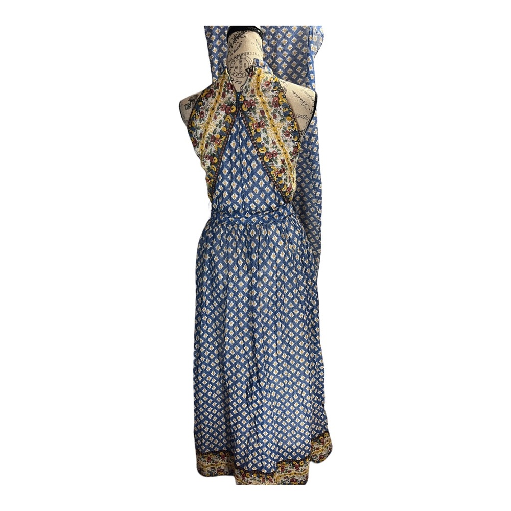 Vintage 70’s R & K Originals Maxi Dress with Head Scarf - Picture 3 of 9